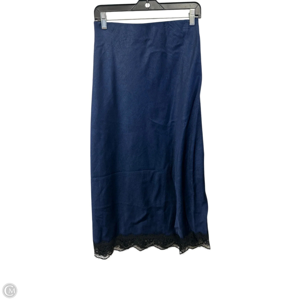 Skirt Maxi By A New Day In Black & Blue, Size: Xxl