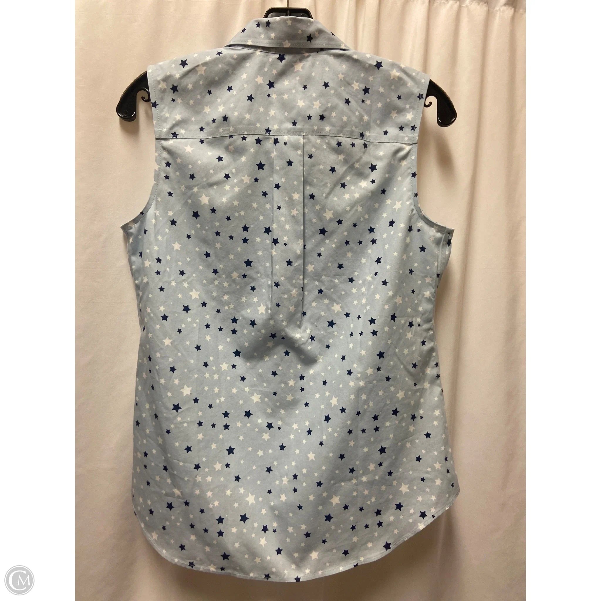 Top Sleeveless By Lands End In Blue, Size: Xs