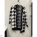Sweater Cardigan By Ontwelfth In Black & Grey, Size: L