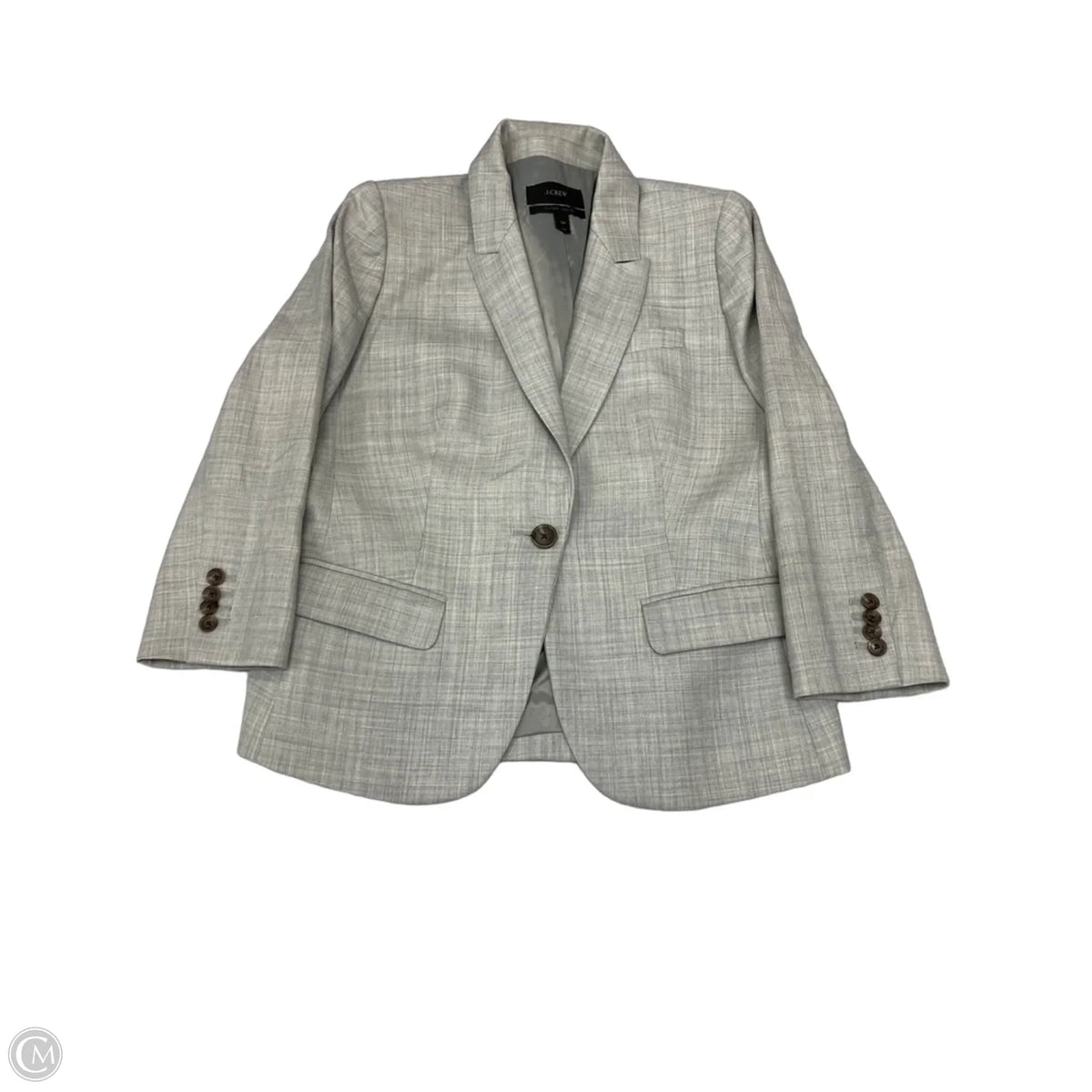 Blazer By J. Crew In Grey, Size: 10p