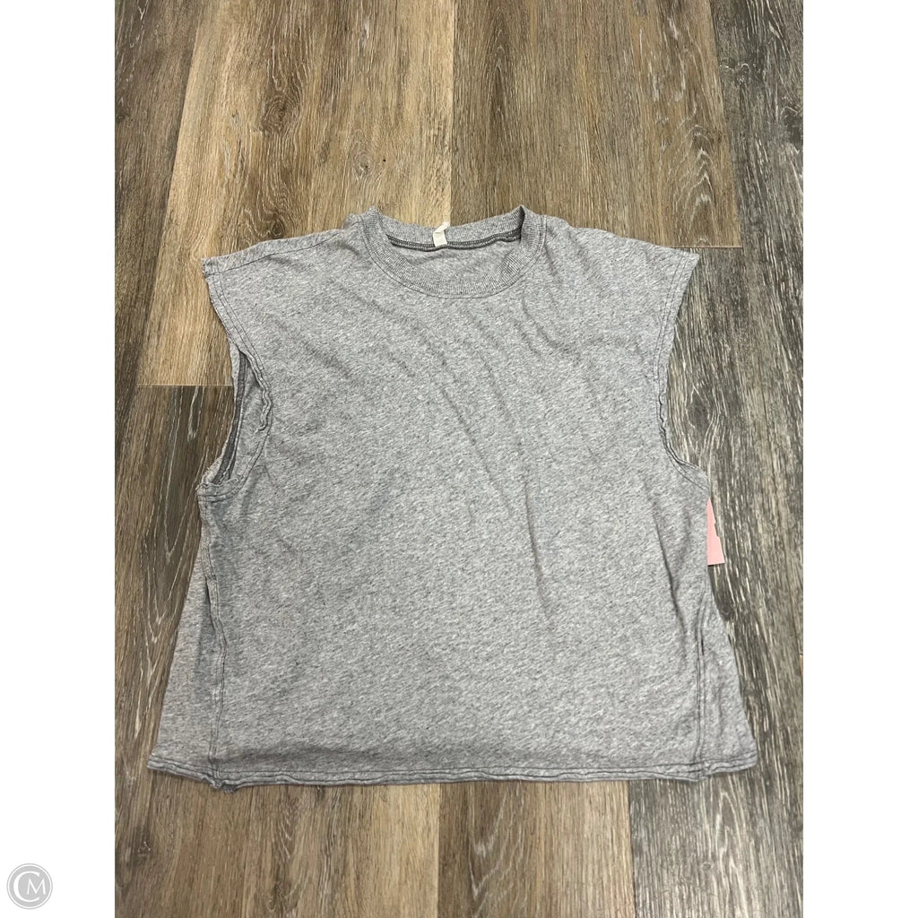 Top Short Sleeve By Free People In Grey, Size: Xs