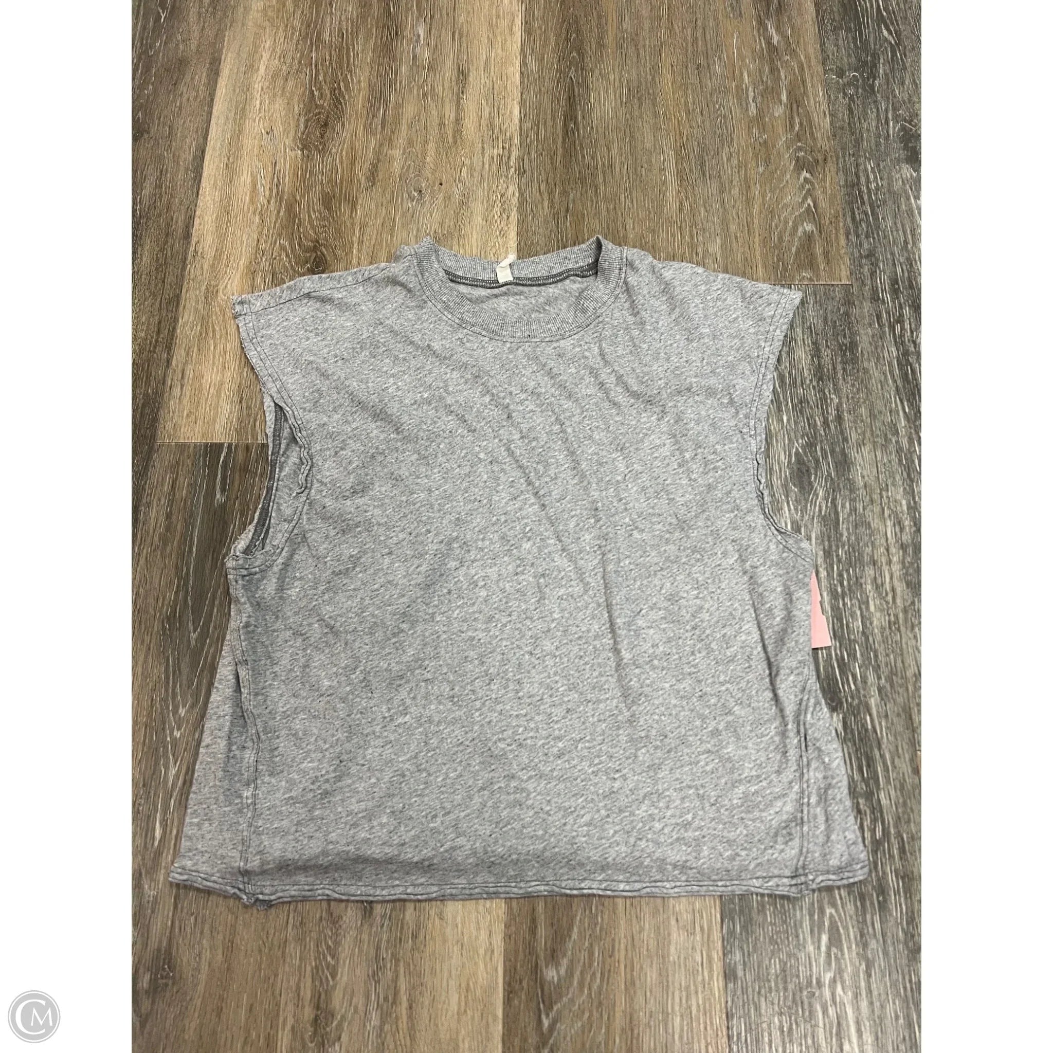 Top Short Sleeve By Free People In Grey, Size: Xs