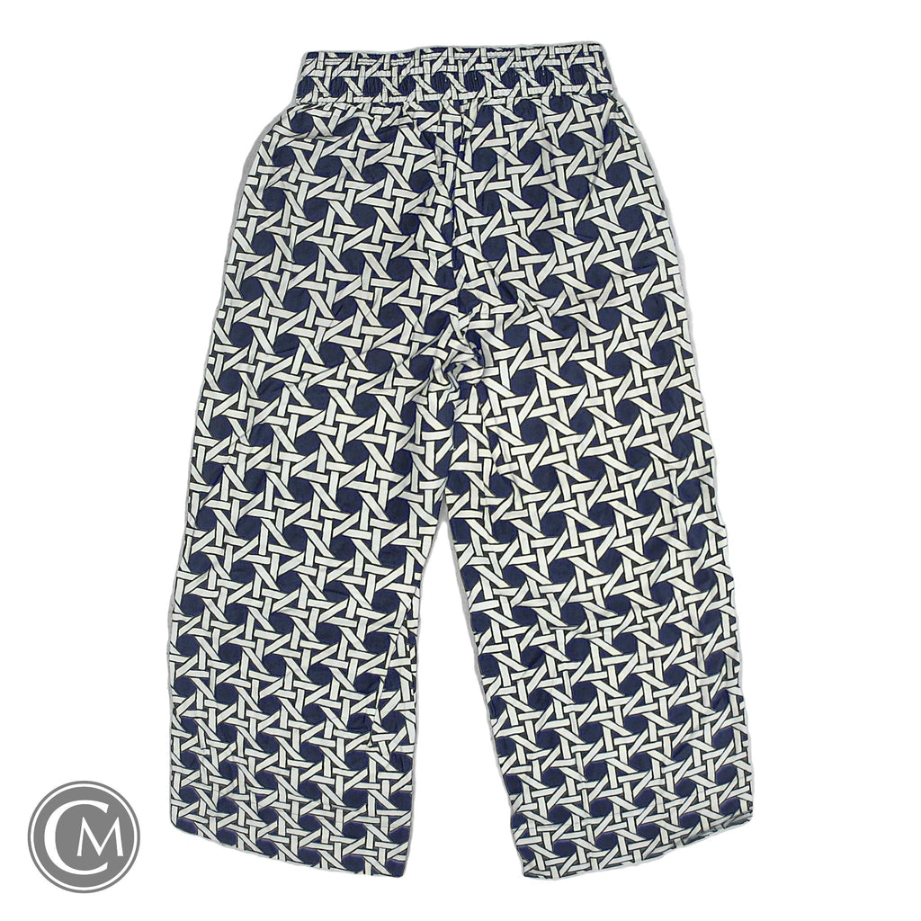 Pants Cropped By Loft In Blue & White, Size: Xs