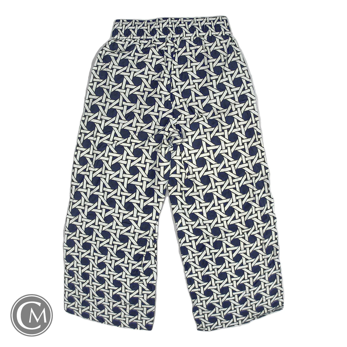 Pants Cropped By Loft In Blue & White, Size: Xs