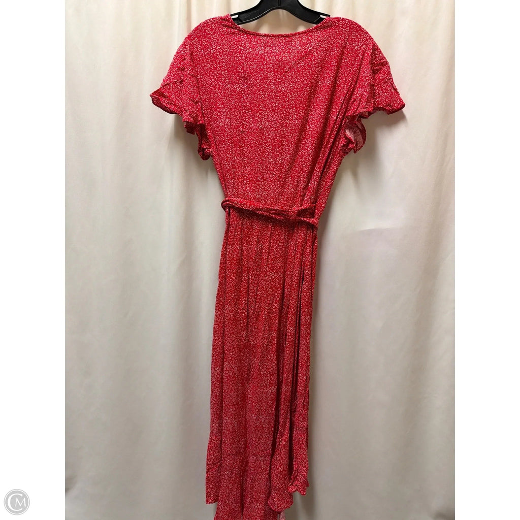 Dress Casual Maxi By Zesica In Red, Size: L
