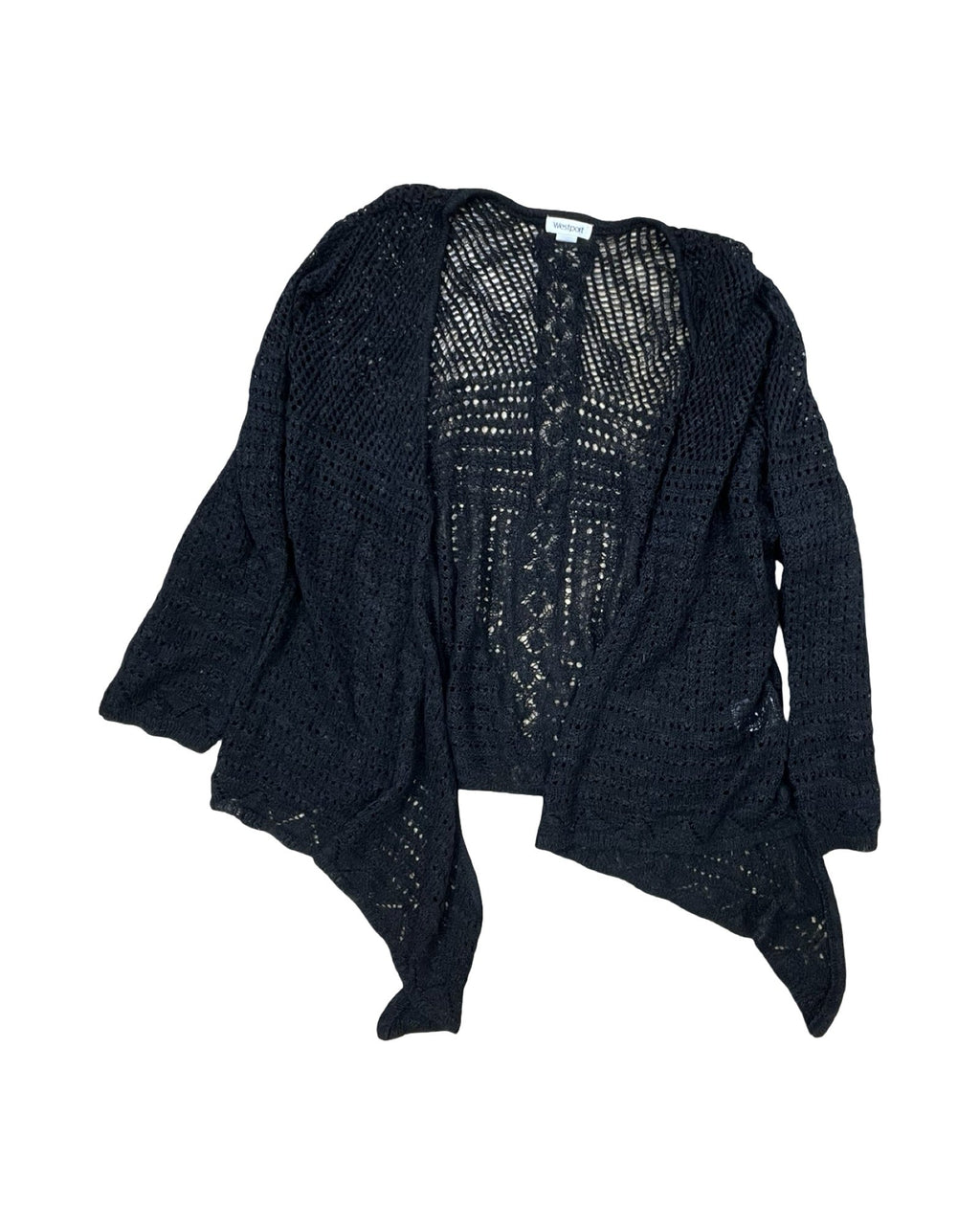 Cardigan By Westport In Black, Size:L