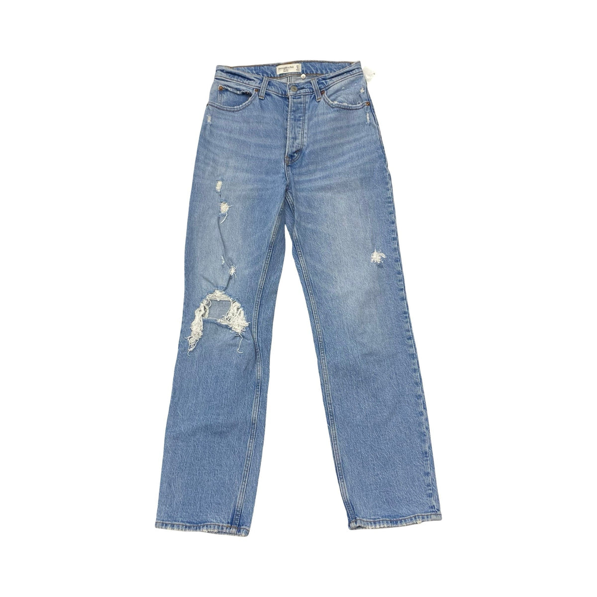 Jeans Boyfriend By Abercrombie And Fitch In Blue, Size:4