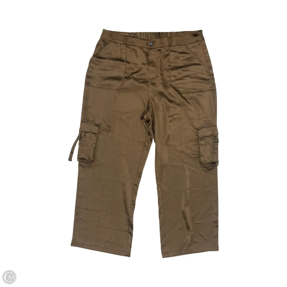 Pants Wide Leg By The Drop In Brown, Size: 2x