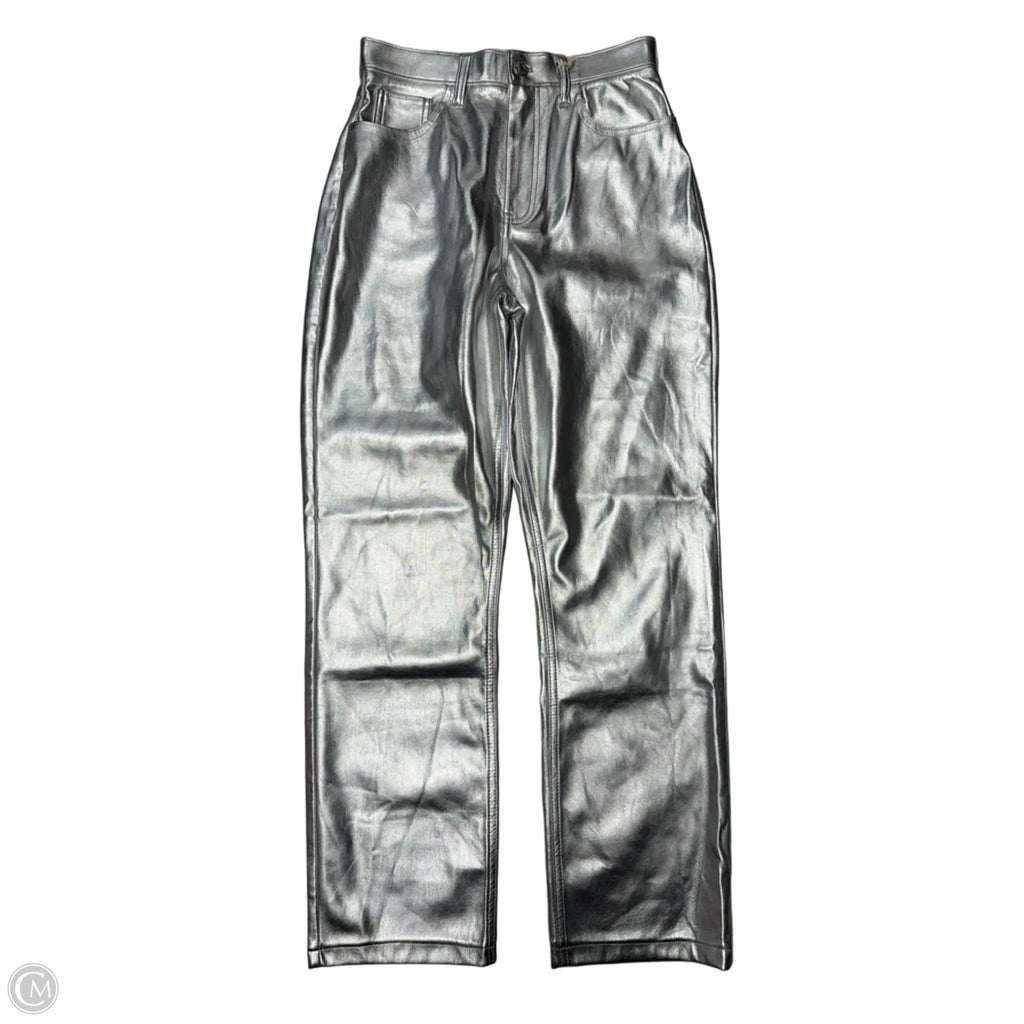 New! Pants Wide Leg By Abercrombie And Fitch In Silver, Size: 4p