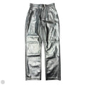 New! Pants Wide Leg By Abercrombie And Fitch In Silver, Size: 4p