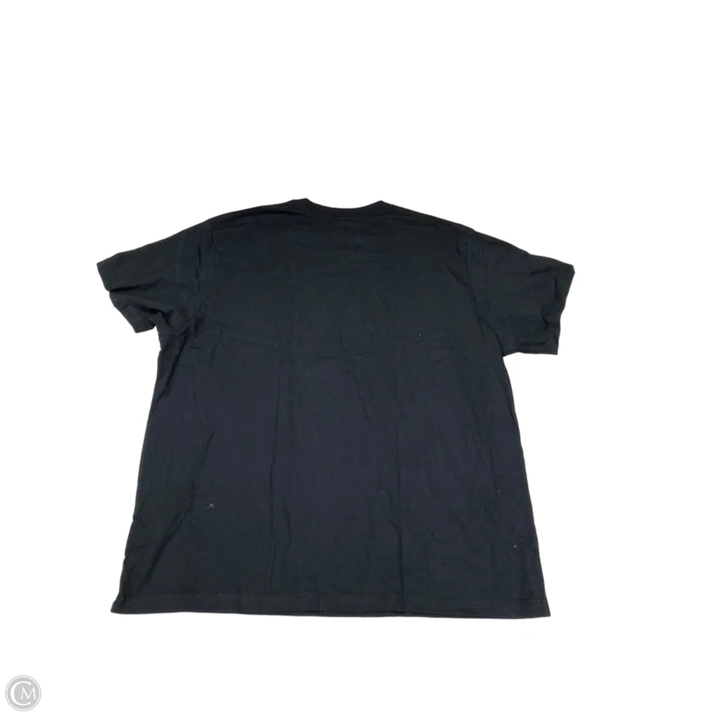 Top Short Sleeve Basic By Clothes Mentor In Black, Size: 3x
