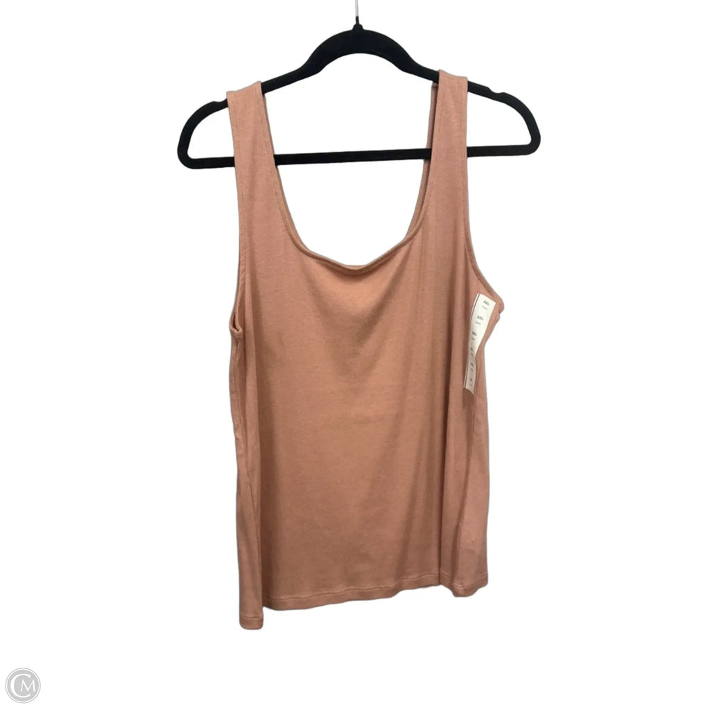 Tank Top By A New Day In Peach, Size: Xxl