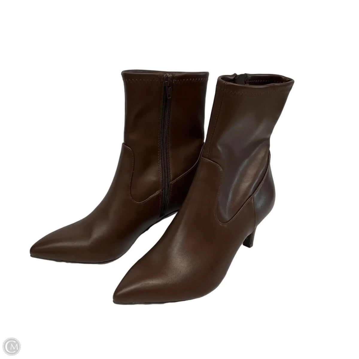 Boots Ankle Heels By Dolce Vita In Brown, Size: 10