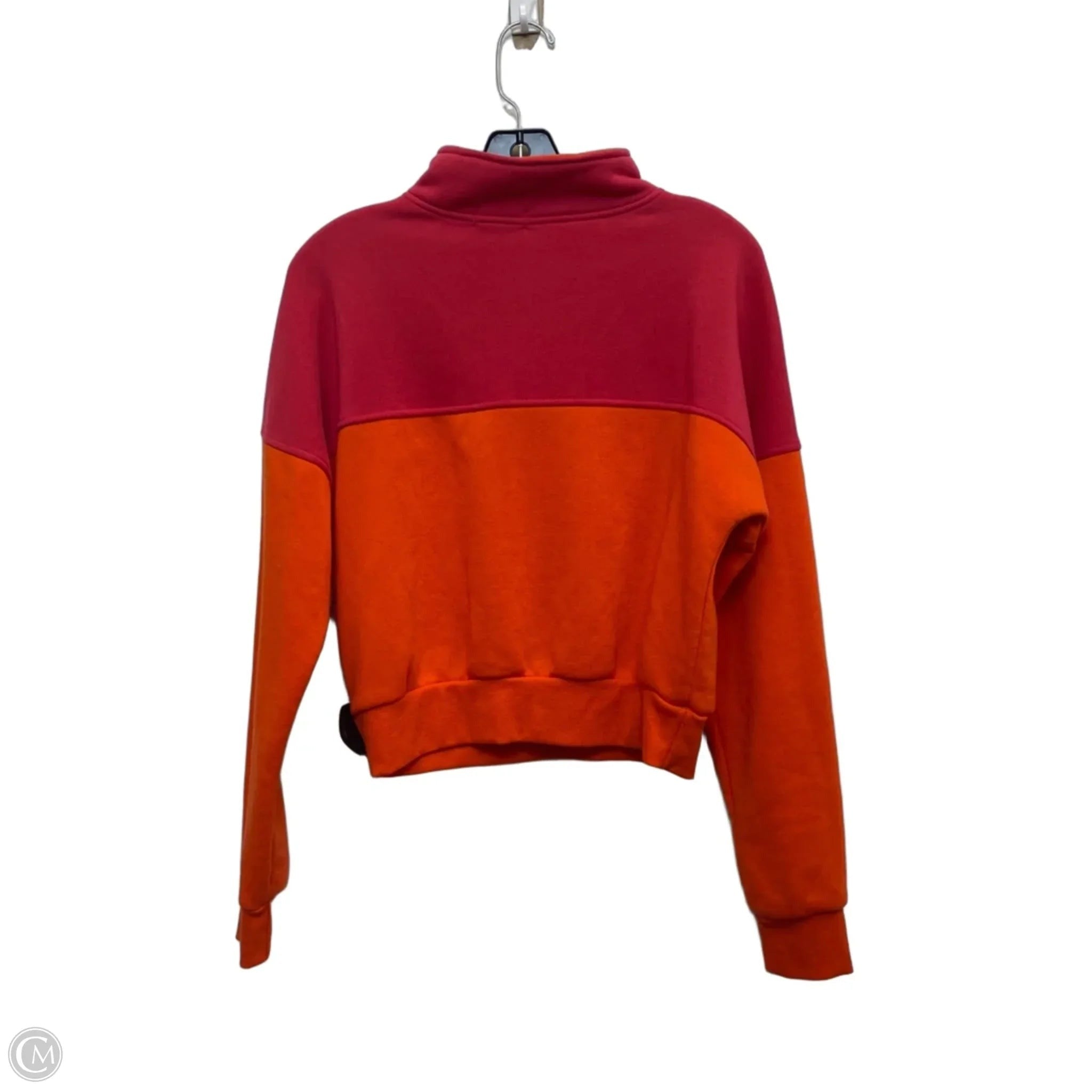 Sweatshirt Collar By Better Together In Orange & Pink, Size: Xs
