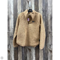 Jacket Fleece By Abercrombie And Fitch In Tan, Size: S