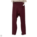 Athletic Pants By Lululemon In Maroon, Size: 4