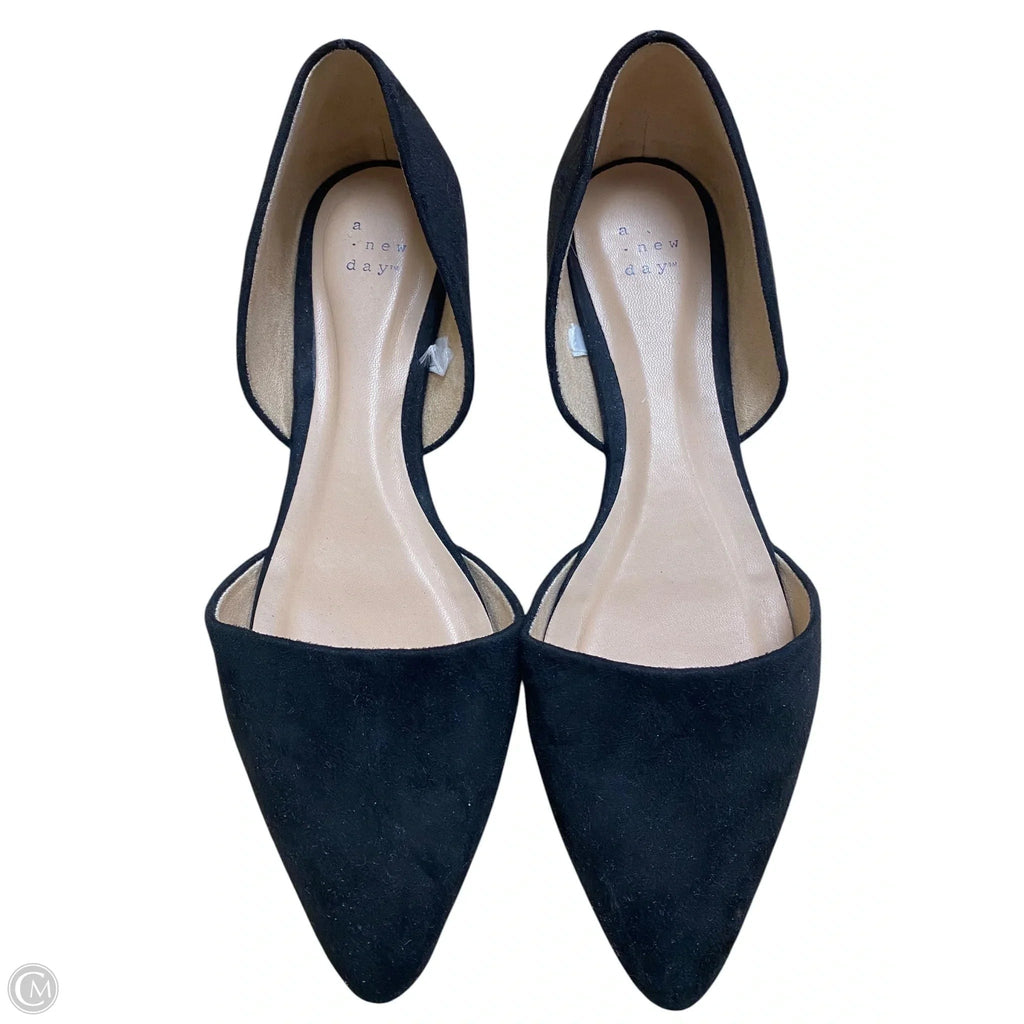 Shoes Flats By A New Day In Black, Size: 10