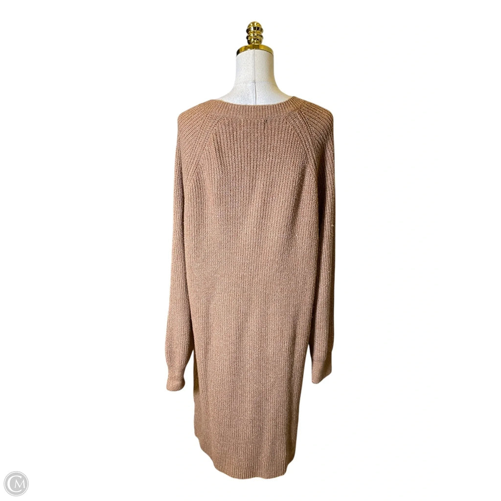 Dress Sweater By Old Navy In Brown, Size: L