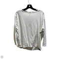 Athletic Top Long Sleeve Crewneck By Lululemon In White, Size: 8