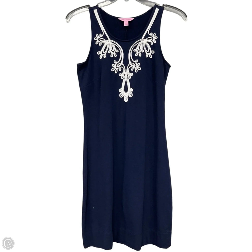 Dress Designer By Lilly Pulitzer In Blue, Size: Xs