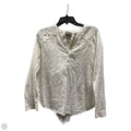 Top Long Sleeve By Loft In White, Size: S