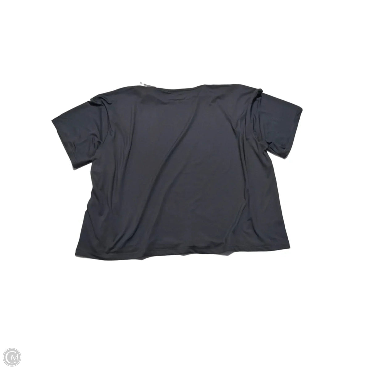 Athletic Top Short Sleeve By Under Armour In Black, Size: L