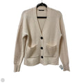 Sweater Cardigan By T Tahari In Cream, Size: M