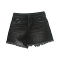 Shorts By American Eagle In Black Denim, Size:4