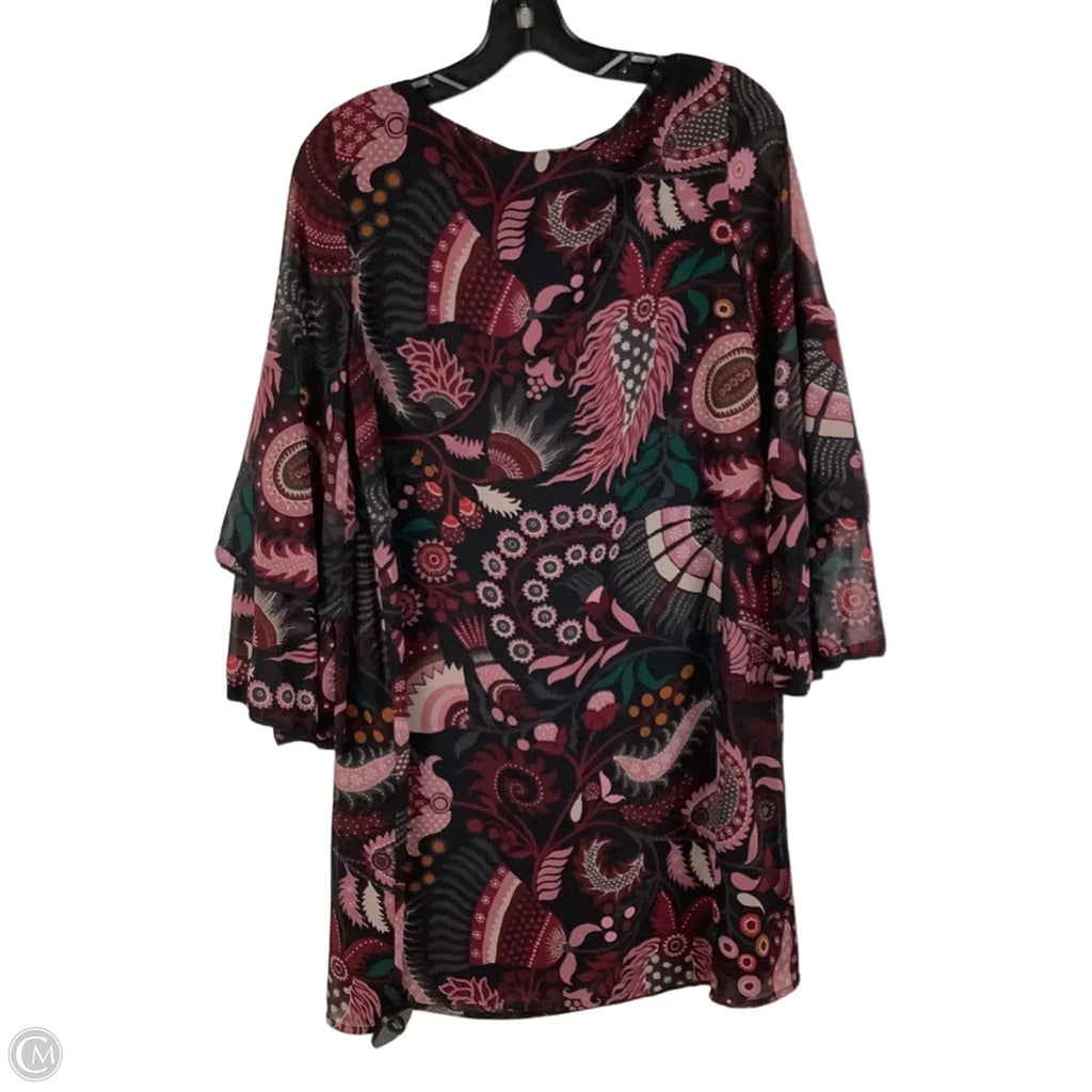 Dress Casual By Loft In Black & Red, Size: S