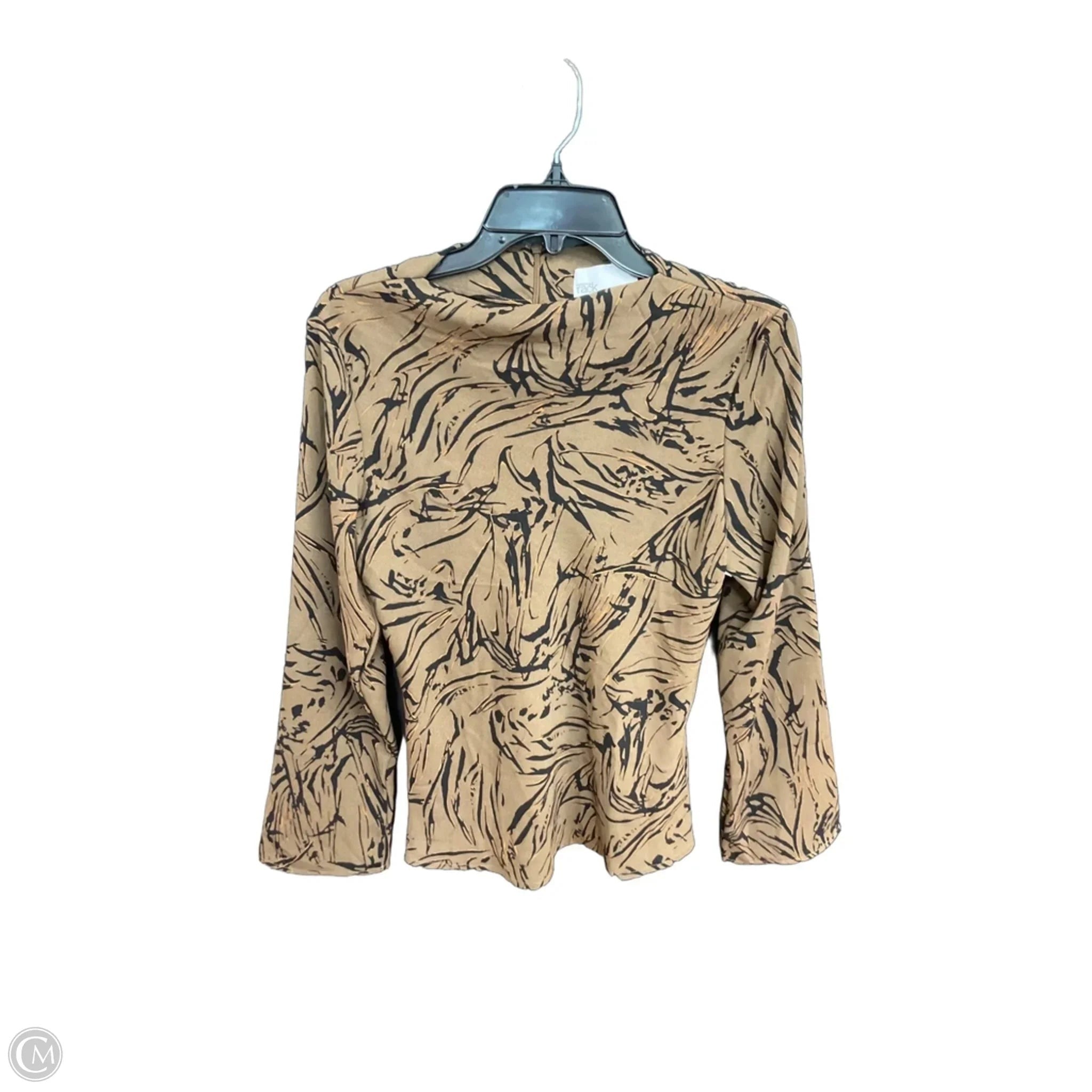 Top Long Sleeve By Nordstrom In Green, Size: M