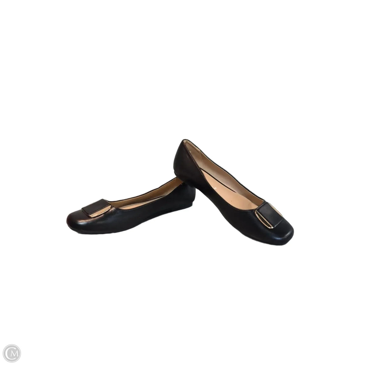 Shoes Flats By Cato In Black, Size: 10
