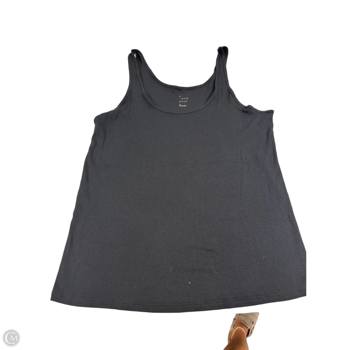 Tank Top By A New Day In Black, Size: 1x