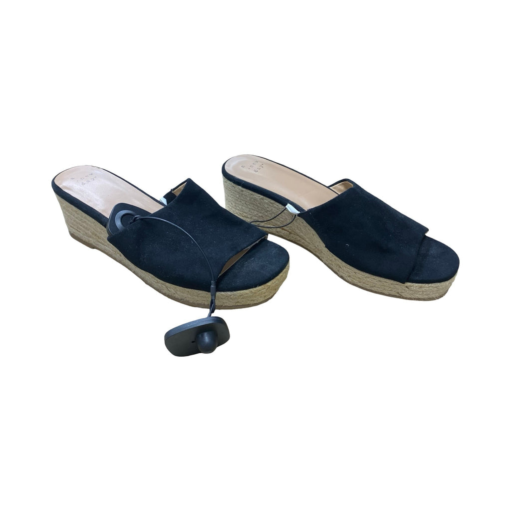 Shoes Heels Wedge By A New Day In Black, Size:8.5