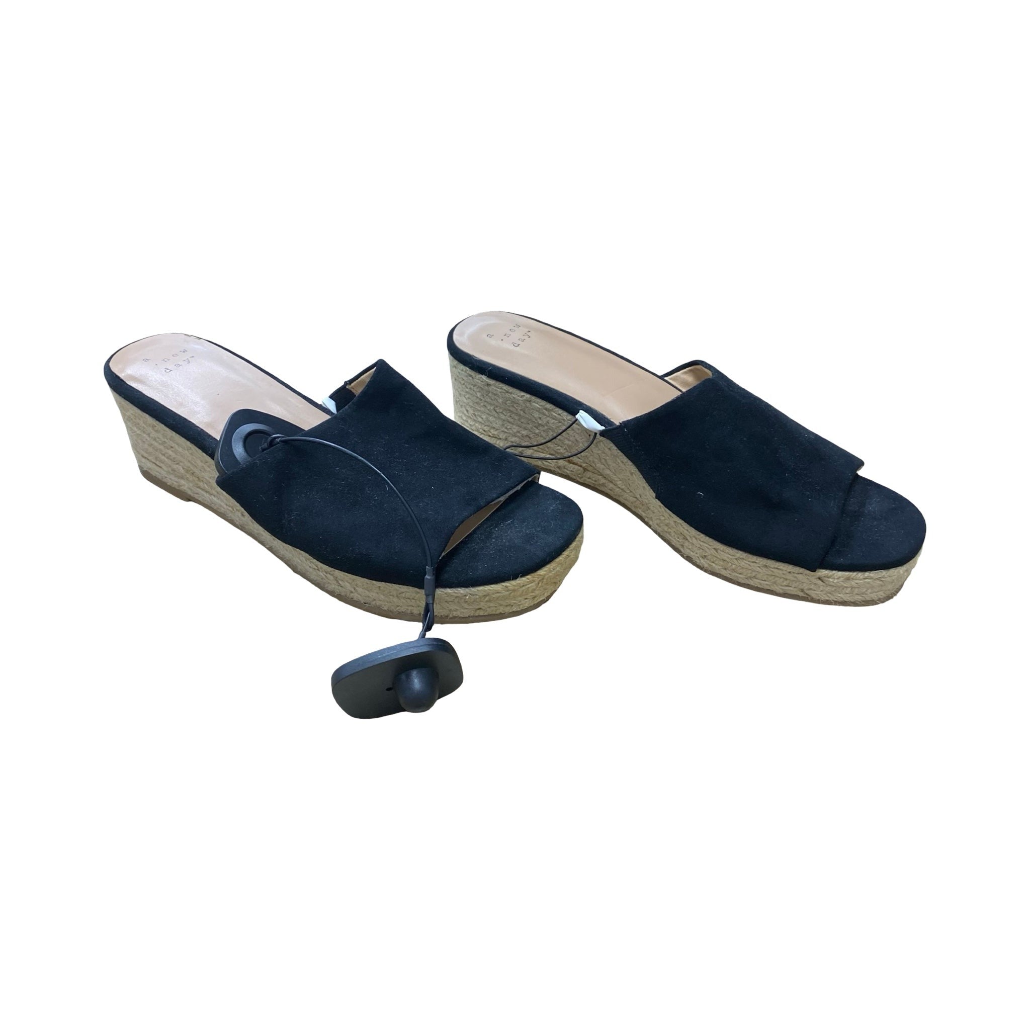 Shoes Heels Wedge By A New Day In Black, Size:8.5