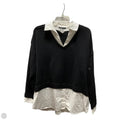 Top Long Sleeve By Adrianna Papell In Black, Size: M
