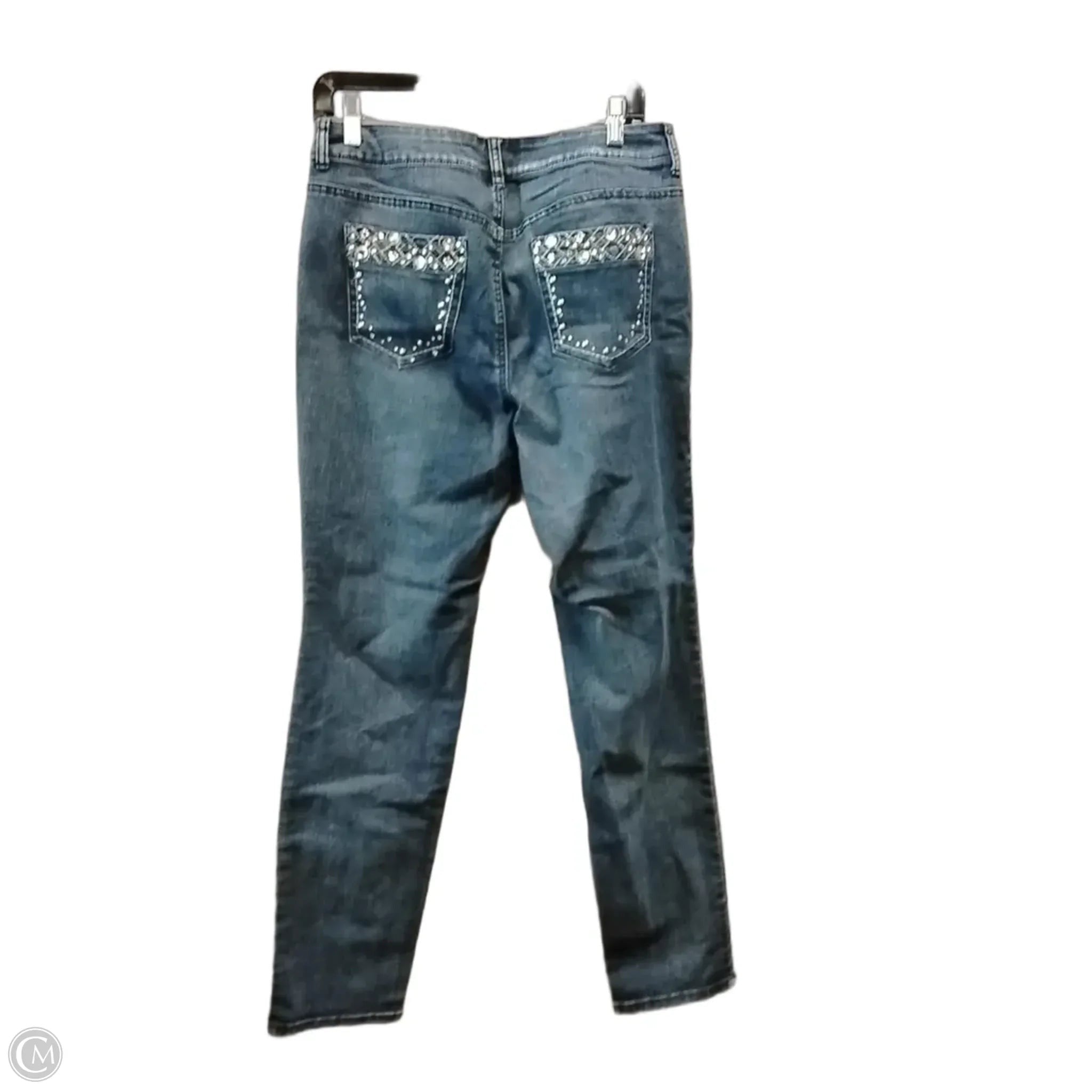 Jeans Skinny By Platinum In Blue Denim, Size: 10
