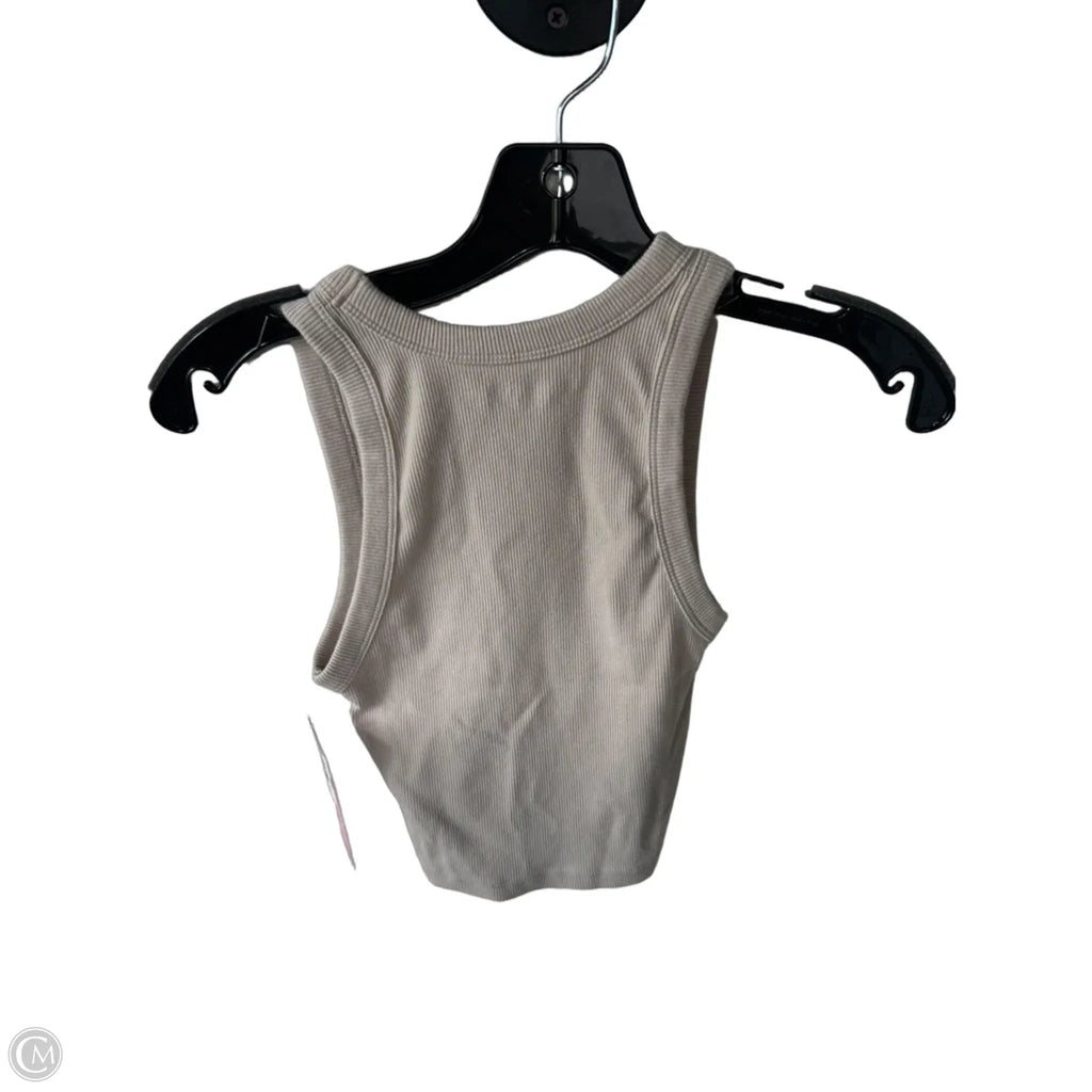 Tank Top By Abercrombie And Fitch In Beige, Size: Xxs