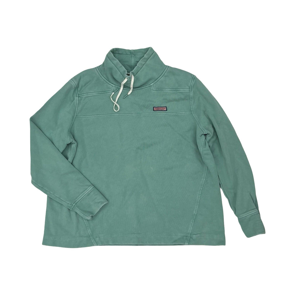 Sweatshirt Collar By Vineyard Vines In Green, Size:Xl