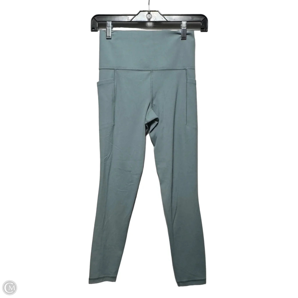 Athletic Leggings By Athleta In Teal, Size: Xs