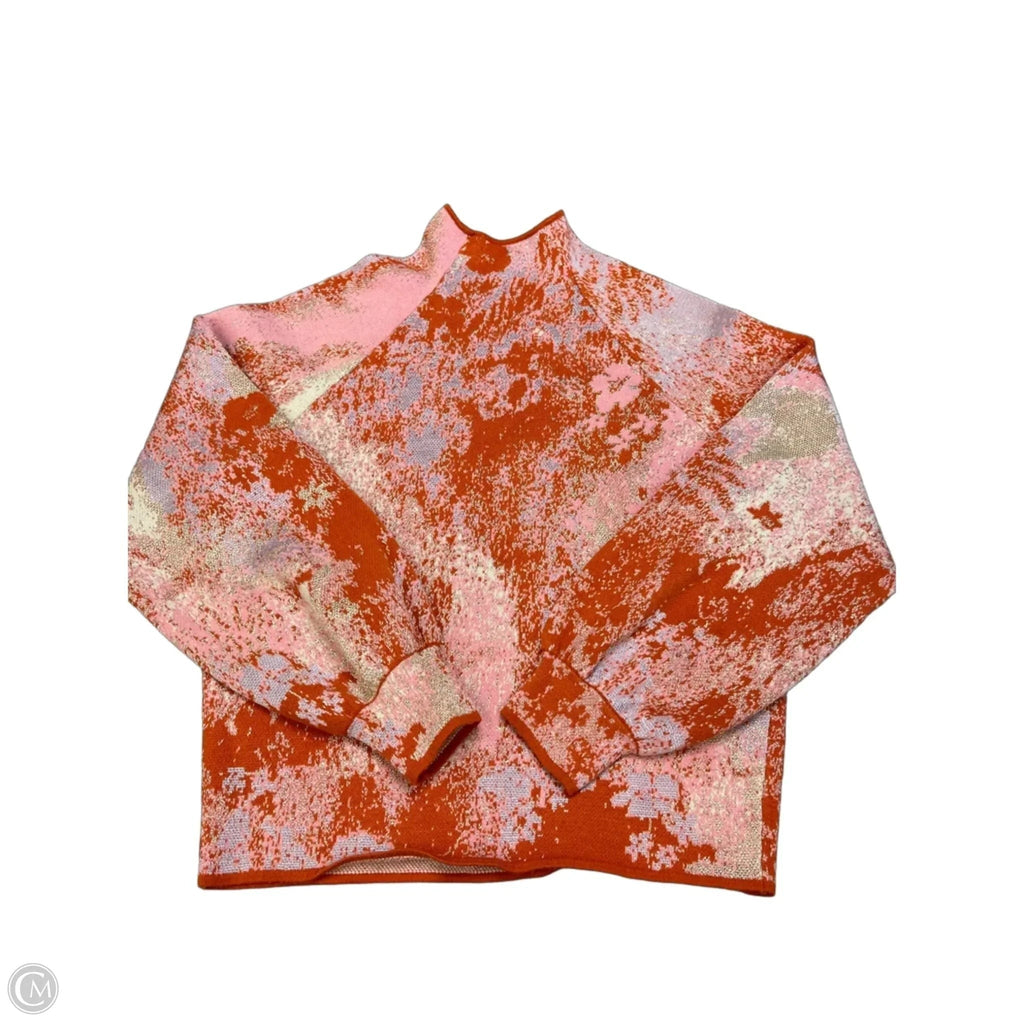 Sweater By Anthropologie In Orange, Size: S