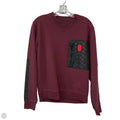 Sweatshirt Designer By Coach In Maroon, Size: L