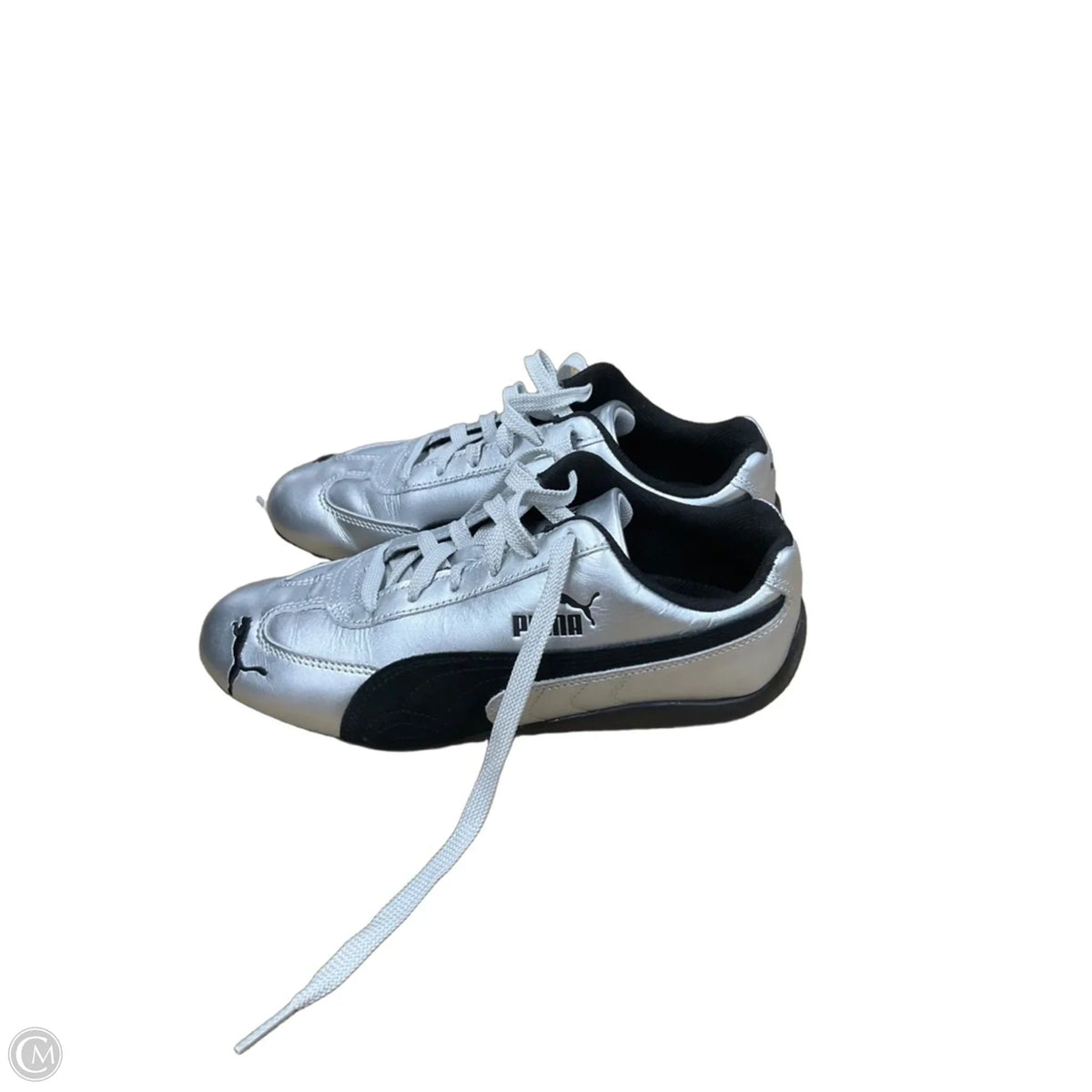 Shoes Sneakers By Puma In Silver, Size: 7.5