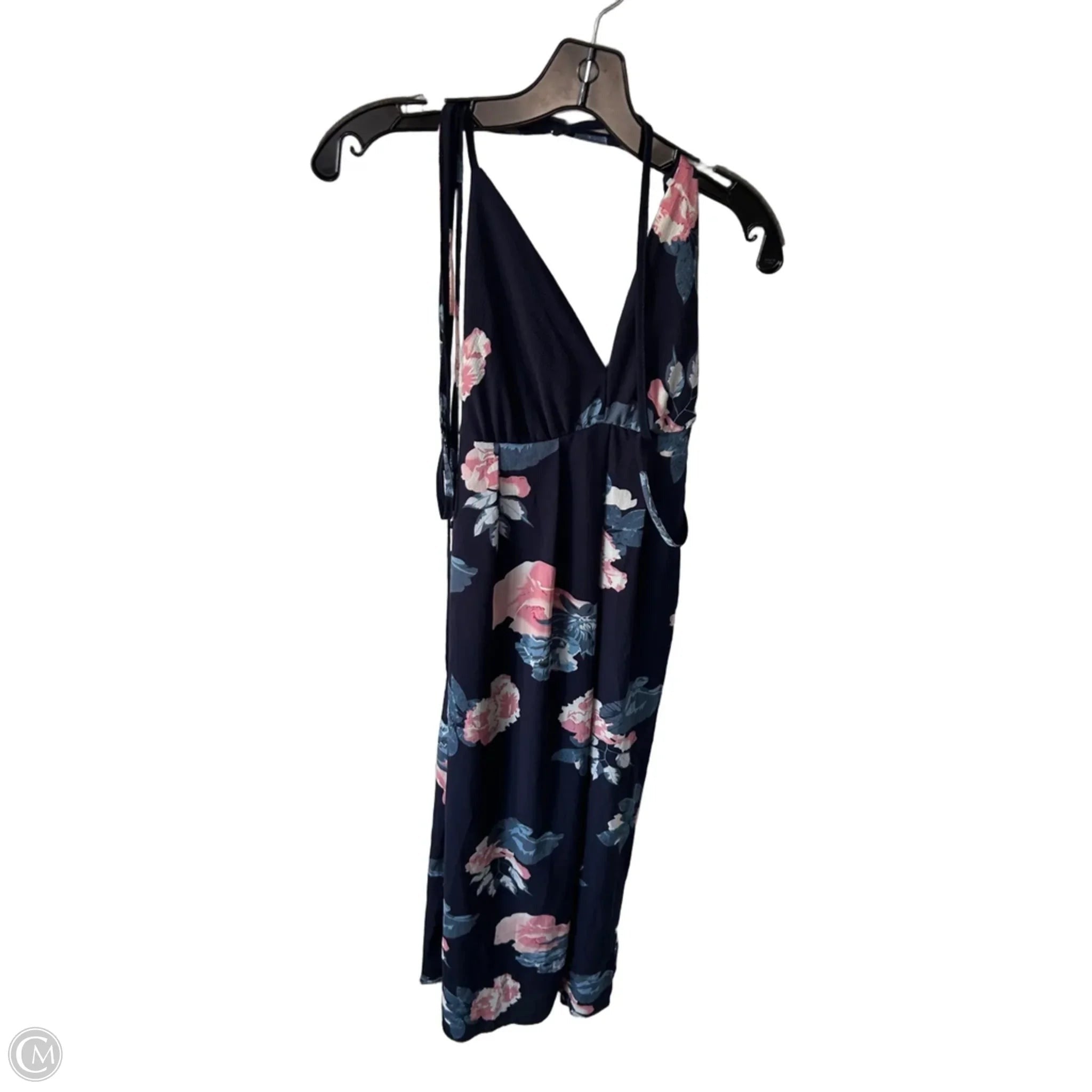 Dress Casual Midi By Simplee In Blue & Pink, Size: Xs