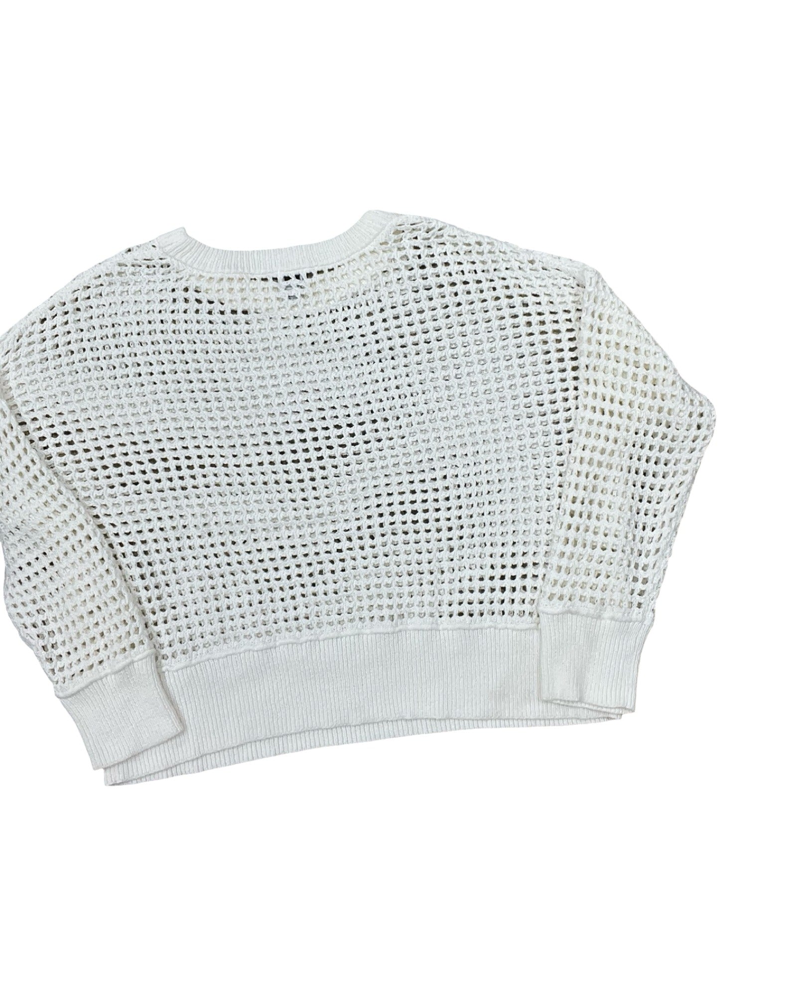 Sweater By A New Day In White, Size:1X