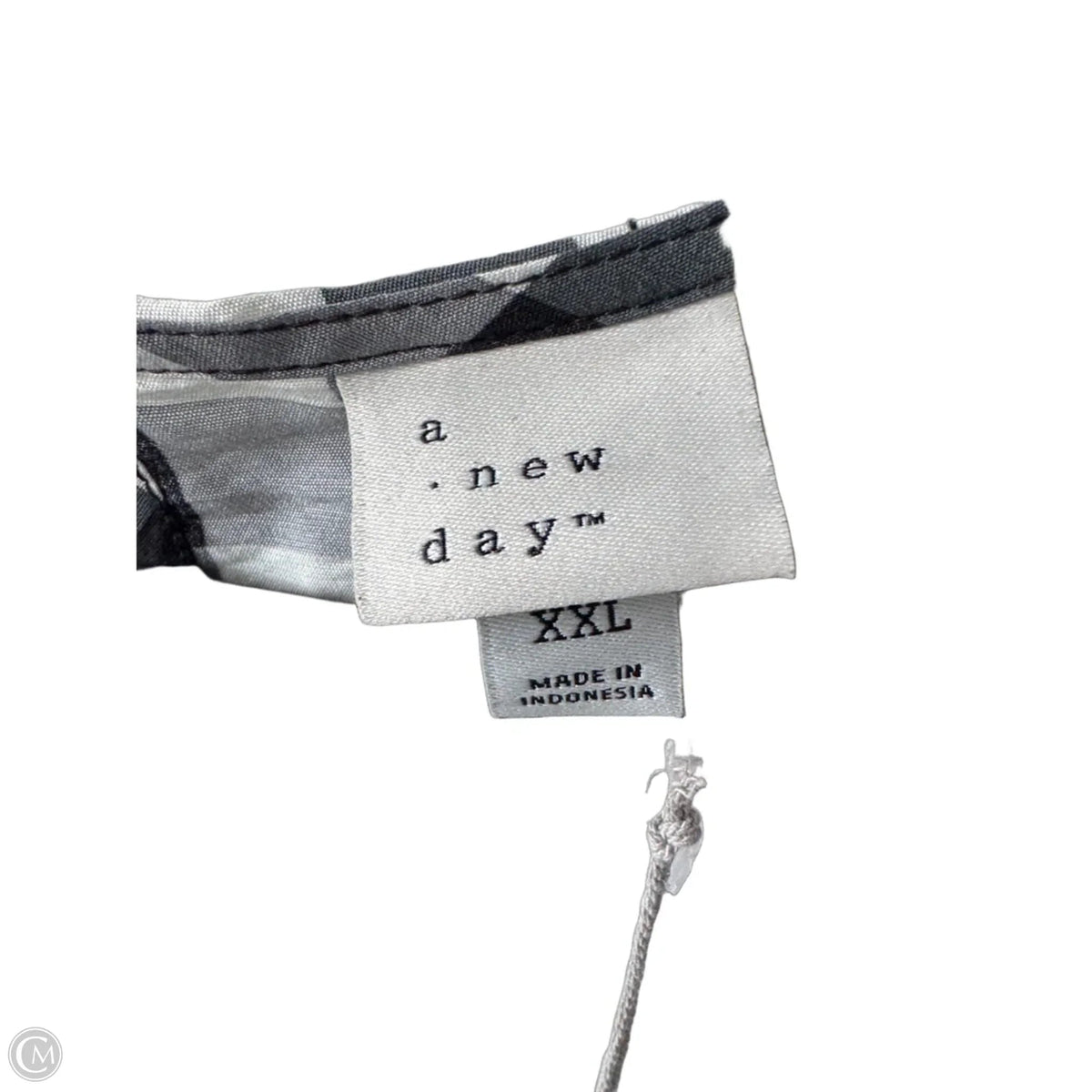 Top Short Sleeve By A New Day In Black & White, Size: Xxl