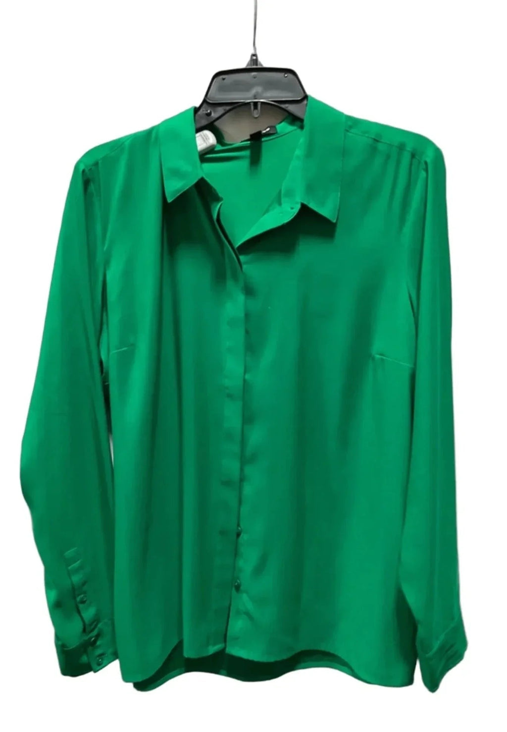 Top Long Sleeve By Express In Green, Size: L