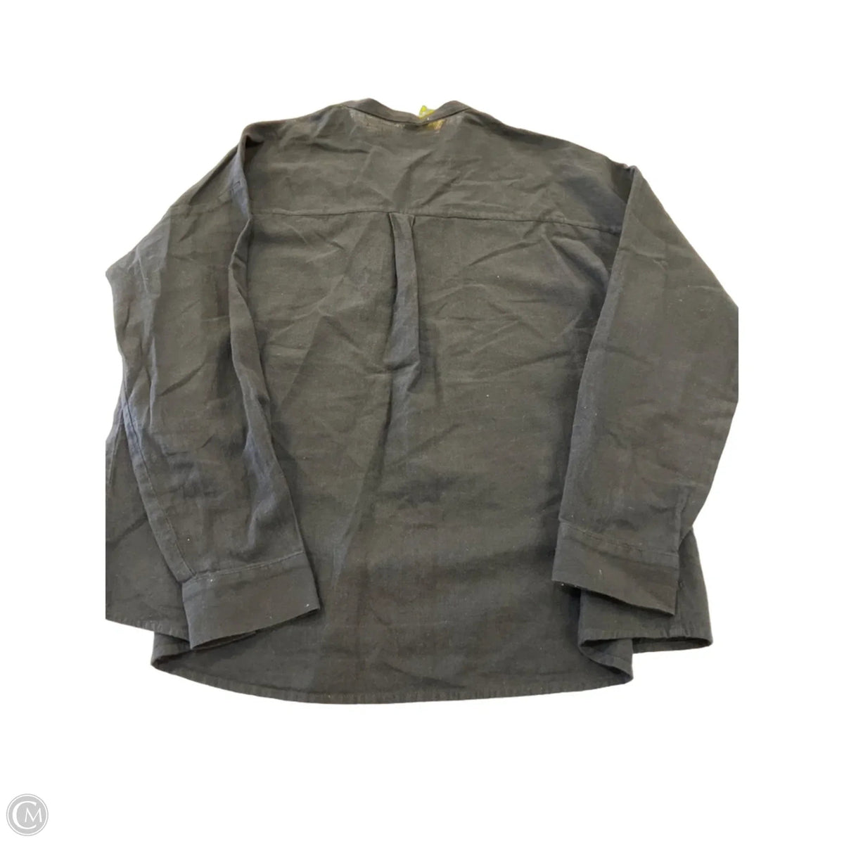 Top Long Sleeve Basic By Eileen Fisher In Black, Size: S