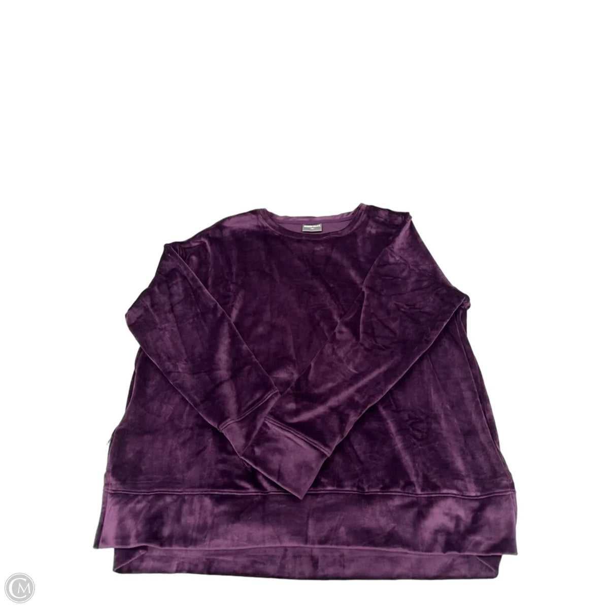 Top Long Sleeve By 32 Degrees In Purple, Size: L