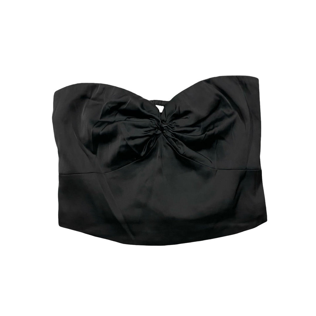 Top Sleeveless By Abercrombie And Fitch In Black, Size:S