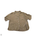 Top Short Sleeve By Clothes Mentor In Brown, Size: L